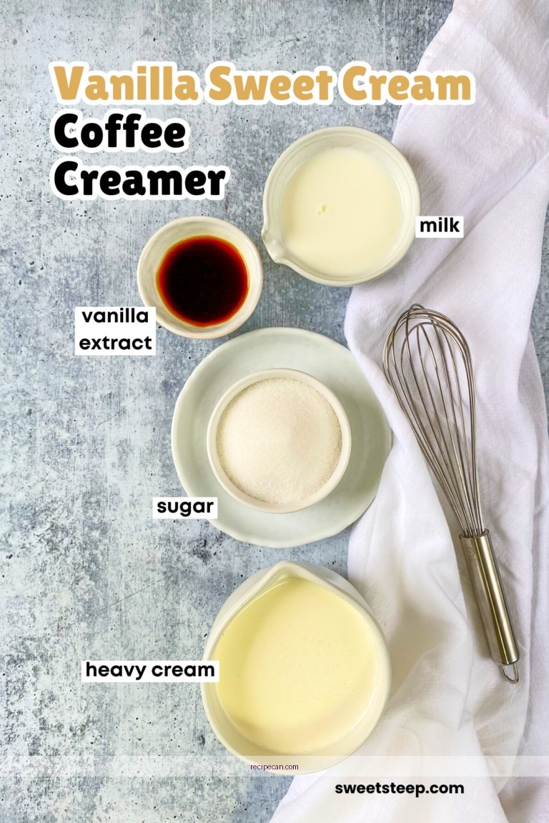 Coffee Creamer Ingredients Preparation Guide Safely Making Sweet Cream - sweet cream coffee creamer recipe
