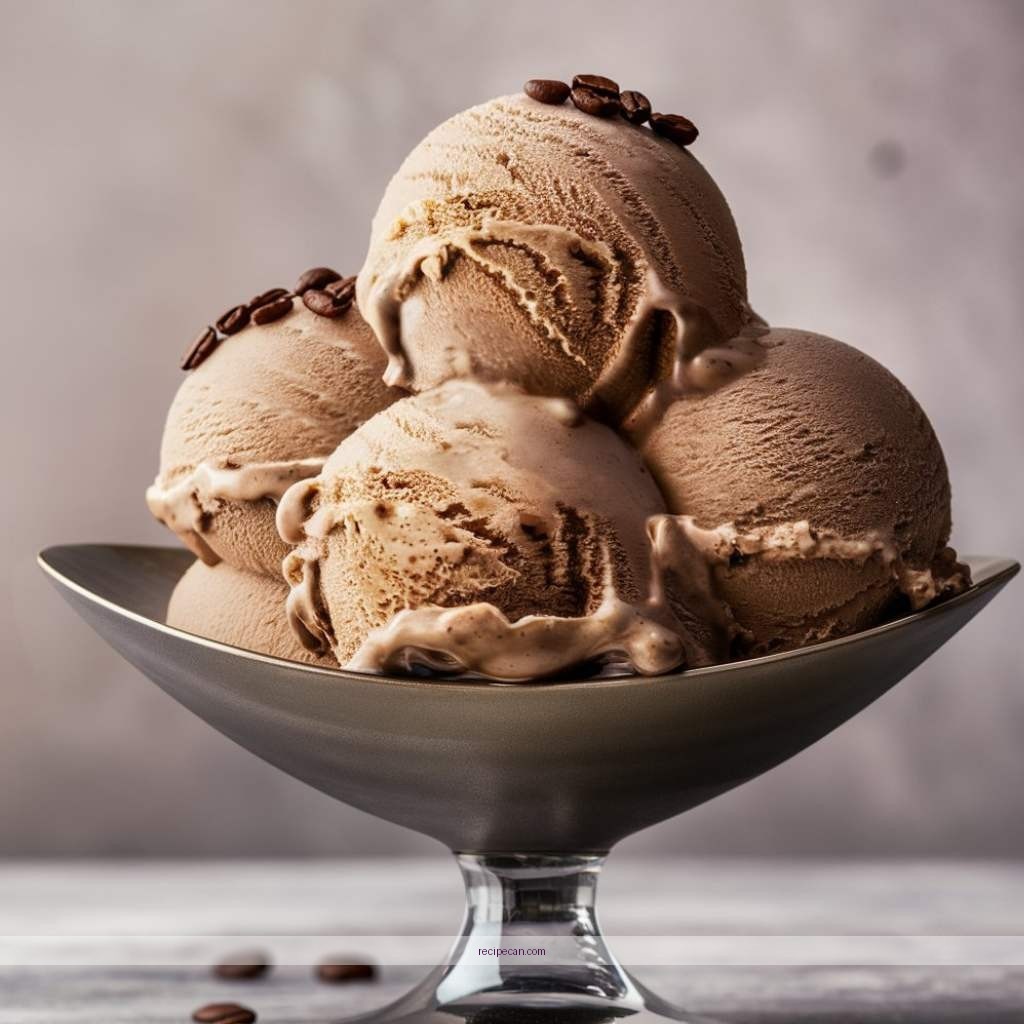 Coffee Ice Cream Ingredients Bowl Milk Cream Sugar Easy Coffee Ice Cream - coffee ice cream recipe no eggs