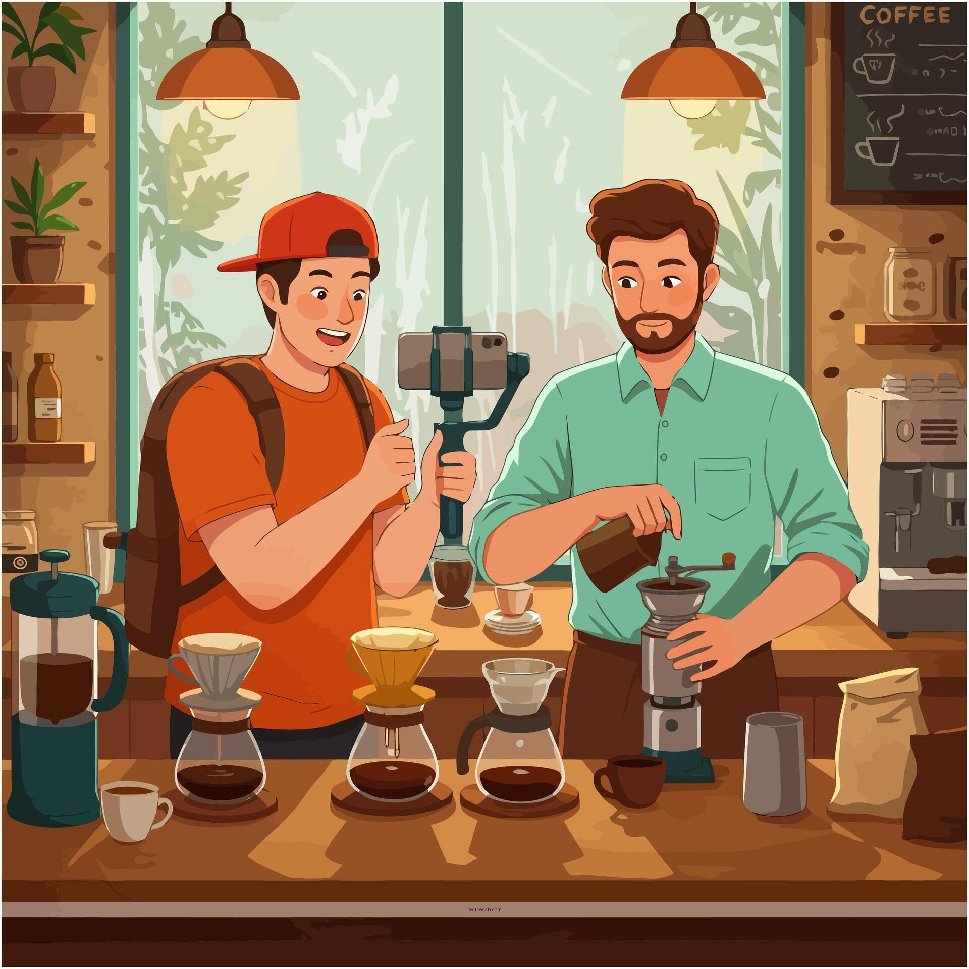 Coffee Lovers Barista Brewing Tutorial Audience Protocol Crafting Perfect Milk - milk coffee recipe