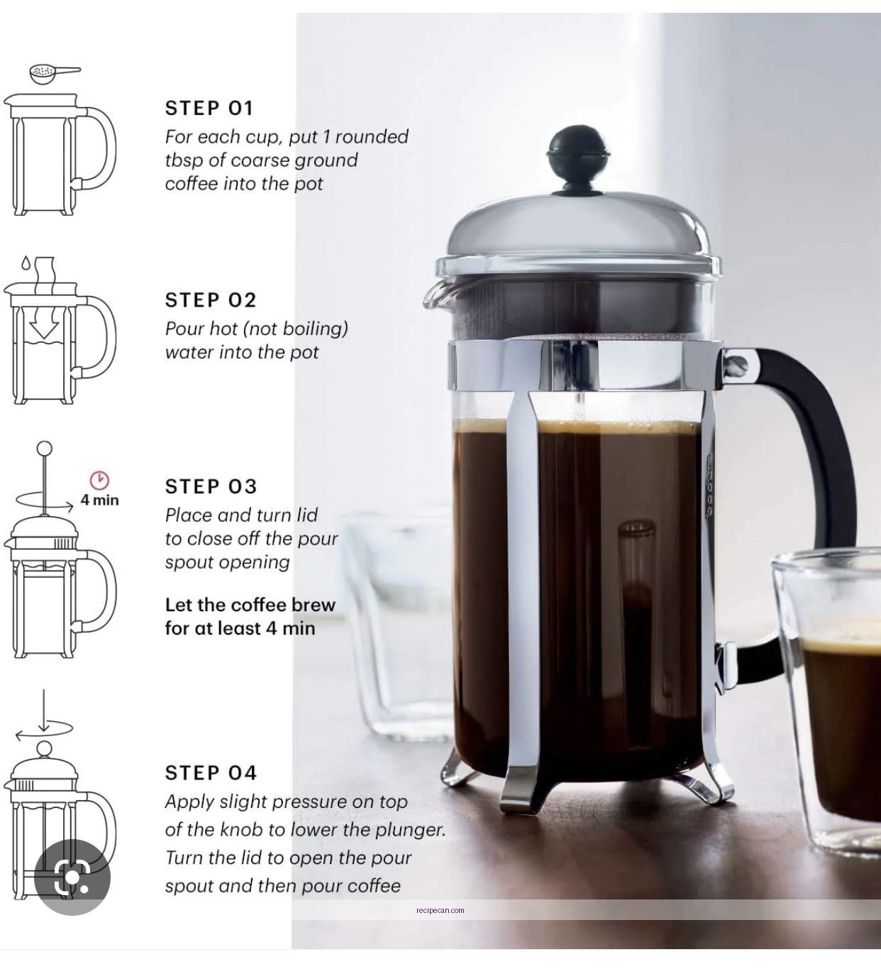 Coffee Lovers Brewing Guide Expert French Press Coffee - french press coffee recipe