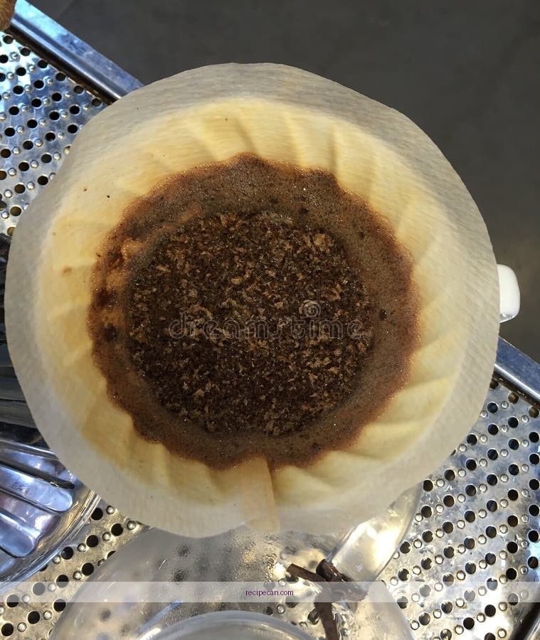 Coffee Preparation Close-Up Brewing Process Coffee Drink Recipes Illustrated - coffee drink recipes