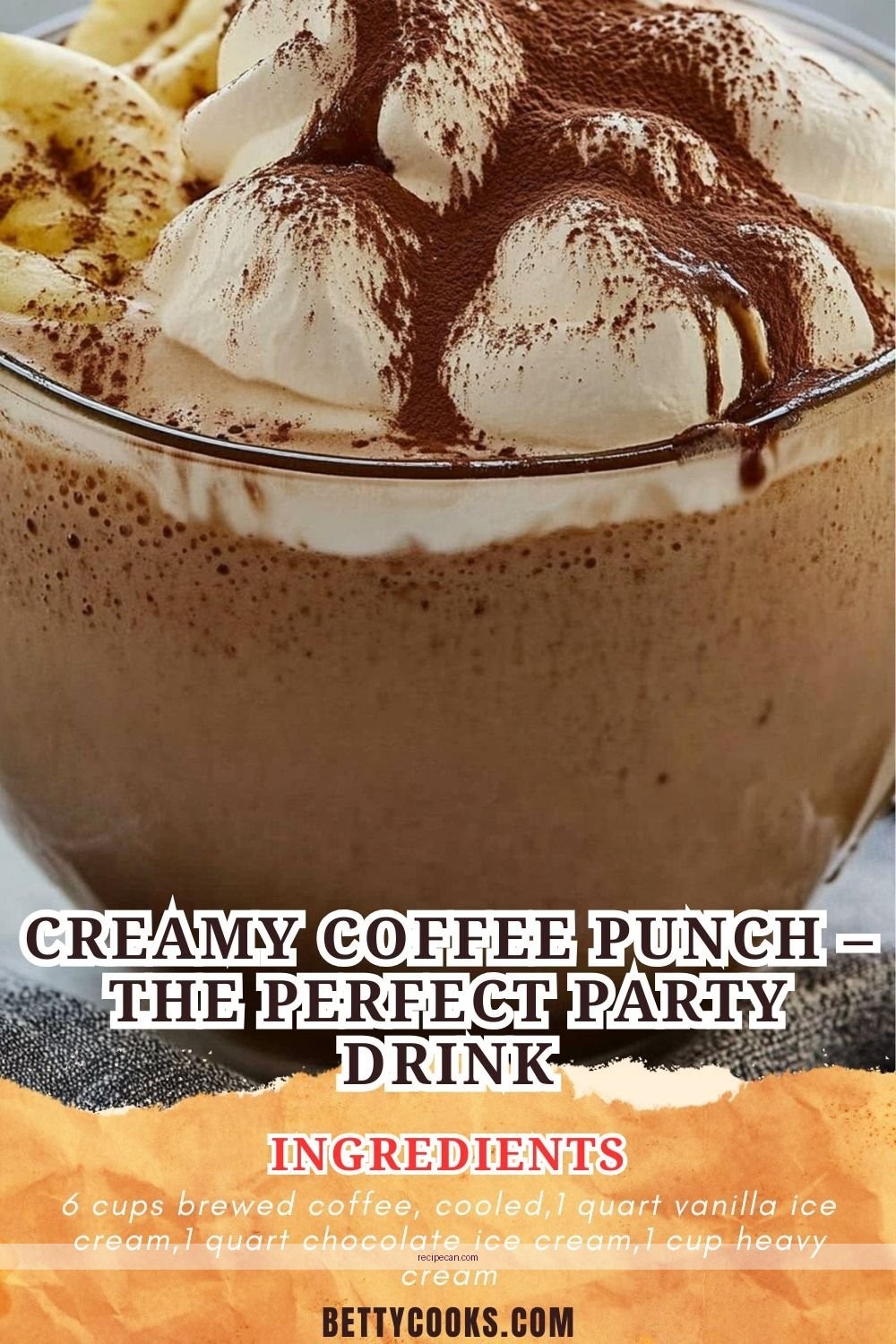 Coffee Punch Recipe Ingredients Preparation Easy Recipe Delicious Coffee - recipe for coffee punch