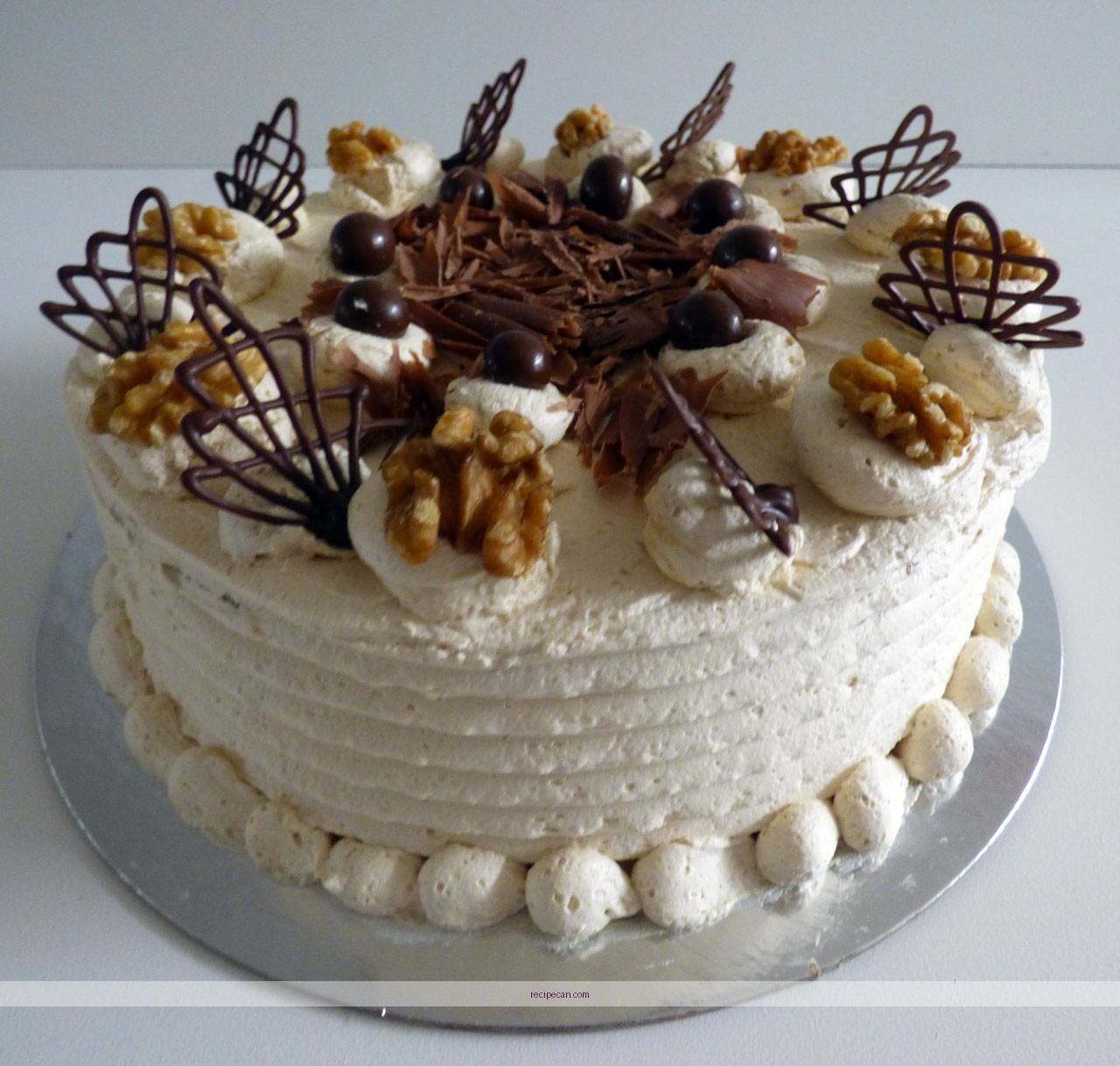 Coffee Walnut Cake Baking Process Delicious Coffee Walnut Cake - coffee and walnut recipe