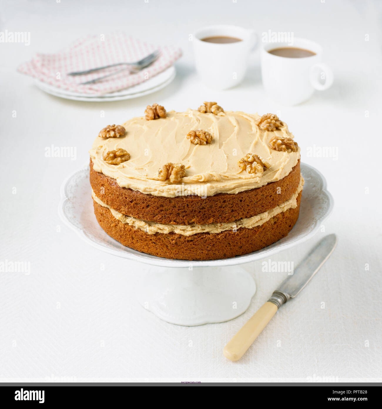 Coffee Walnut Sponge Cake Ingredients - coffee and walnut sponge cake recipe