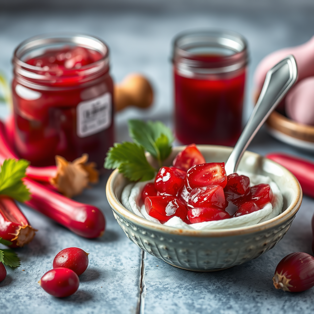 Common Mistakes - recipe for rhubarb jam