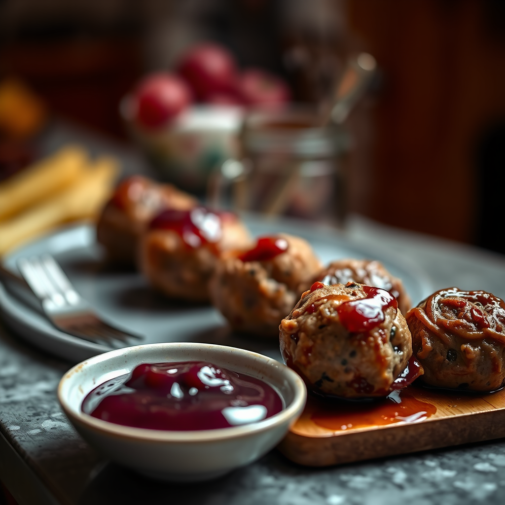 Common Mistakes - recipe for meatballs with grape jelly