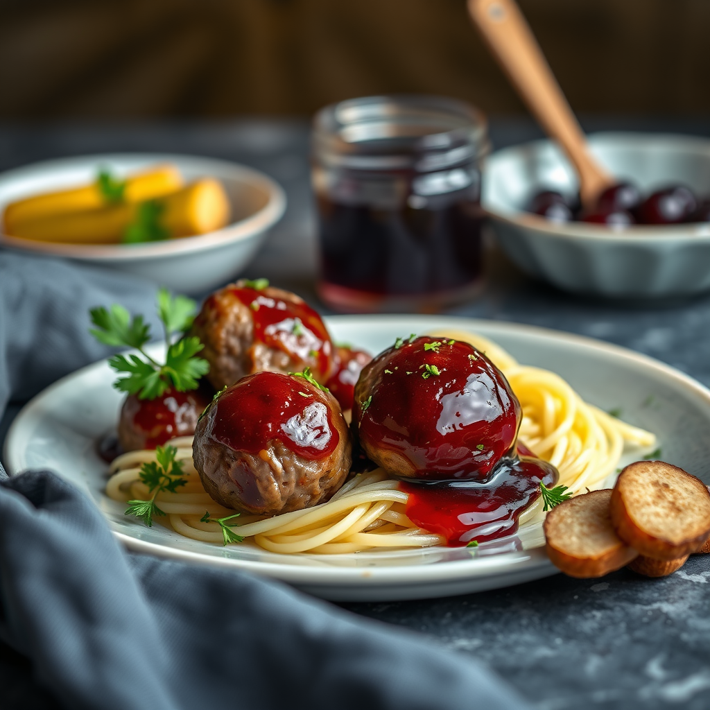 Common Mistakes - recipe for meatballs made with grape jelly