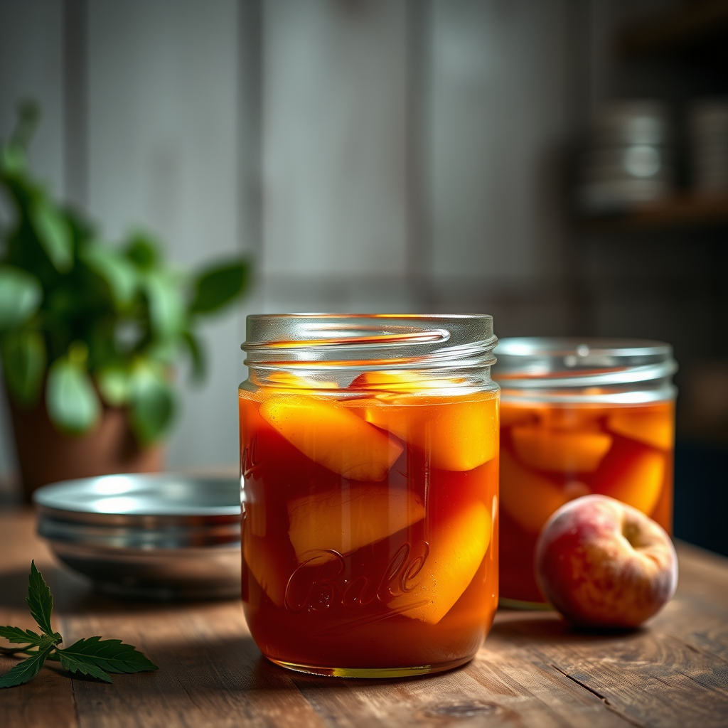 Common Mistakes - recipe for canning peach jam