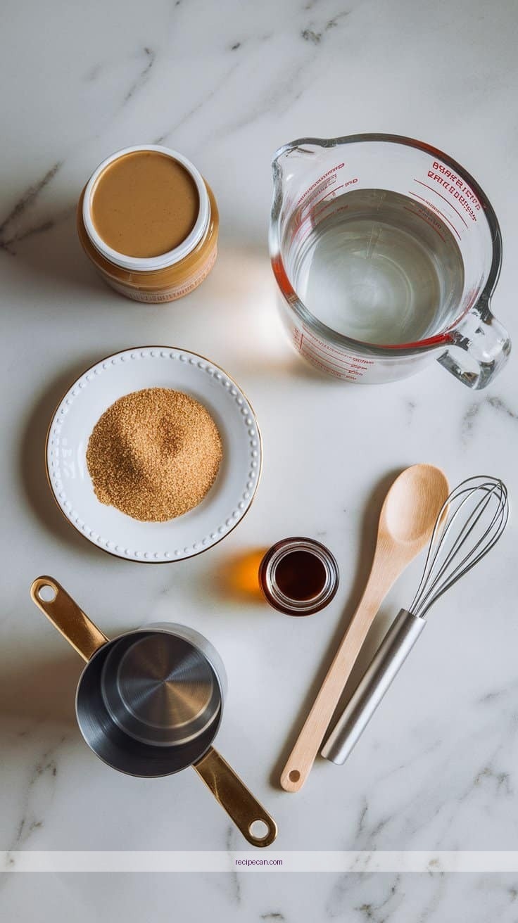 Cookie Butter Coffee Syrup Ingredients Preparation - cookie butter coffee syrup recipe