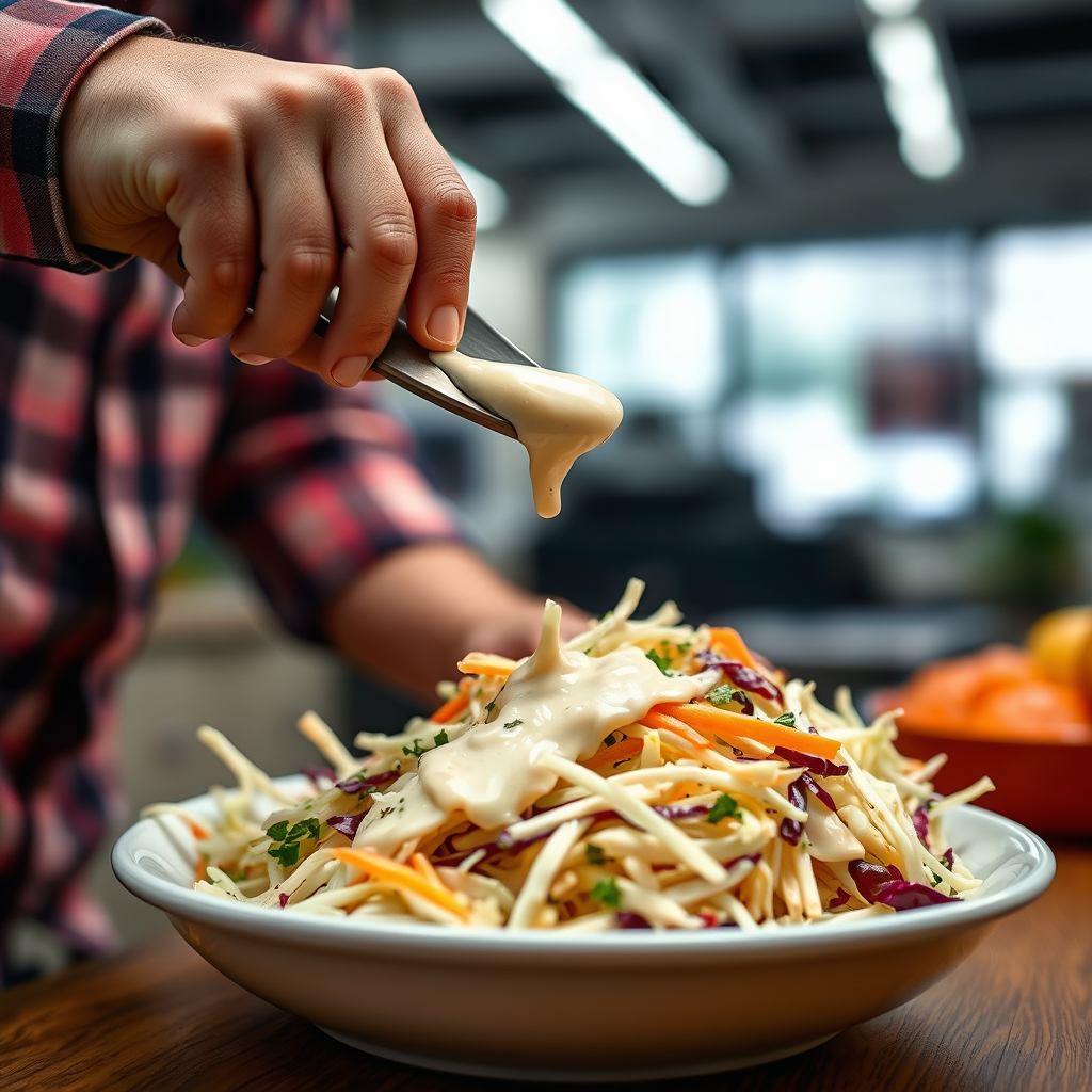 Dressing - basic coleslaw recipe with mayonnaise