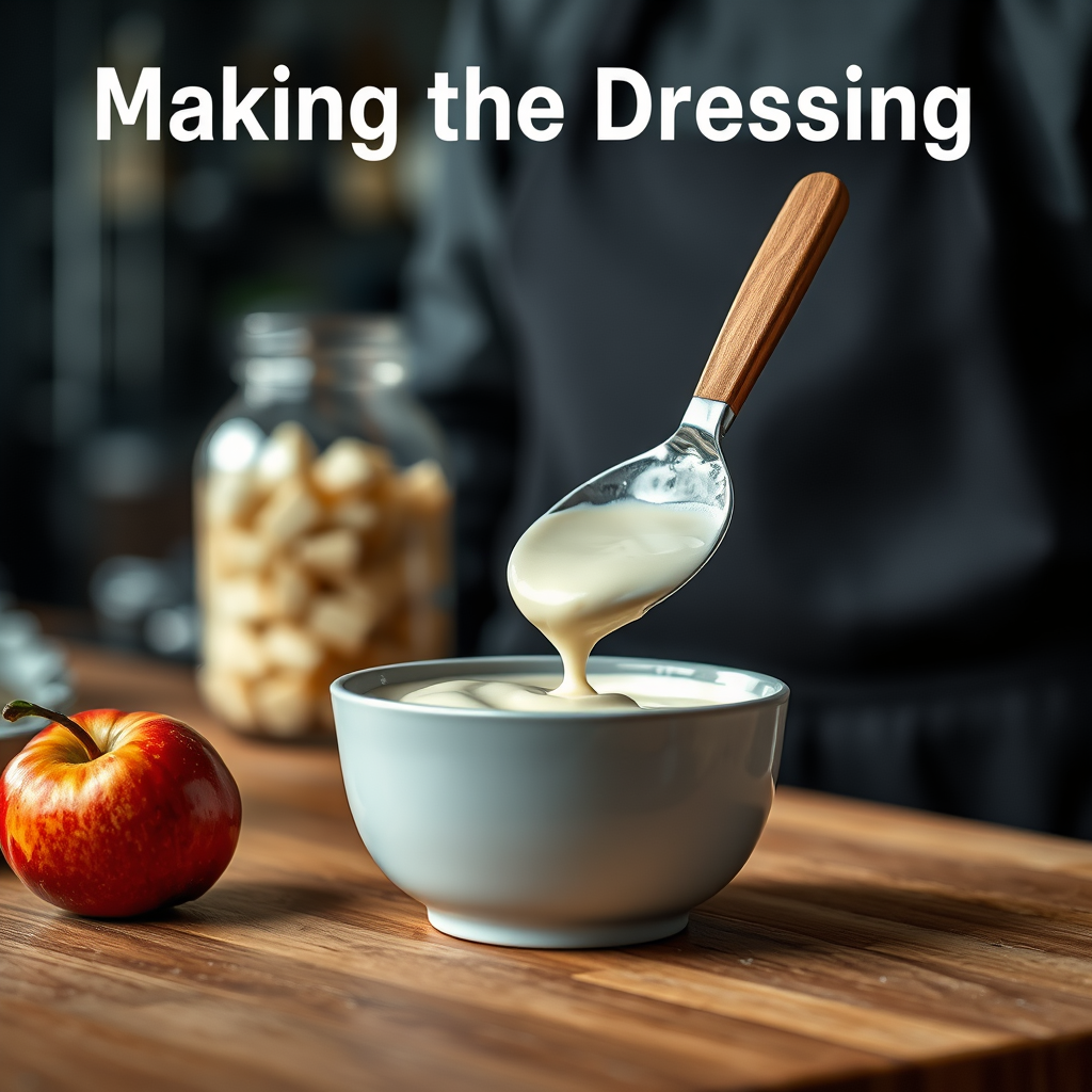 Dressing - apple salad recipe with mayonnaise