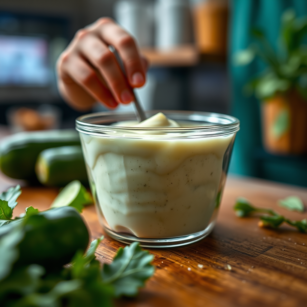 Dressing - cucumber salad recipe mayonnaise