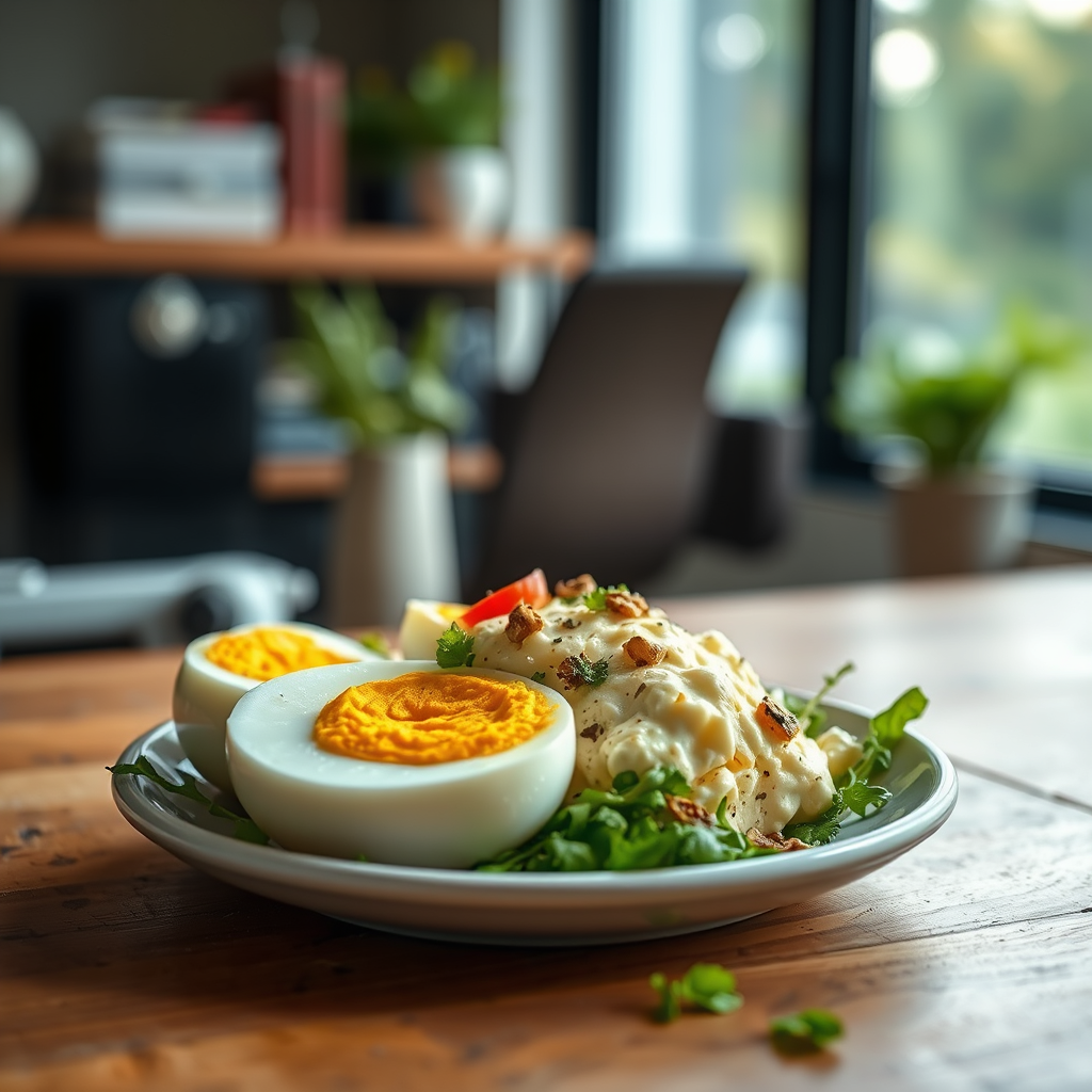 Egg Salad - simple egg salad recipe mayonnaise