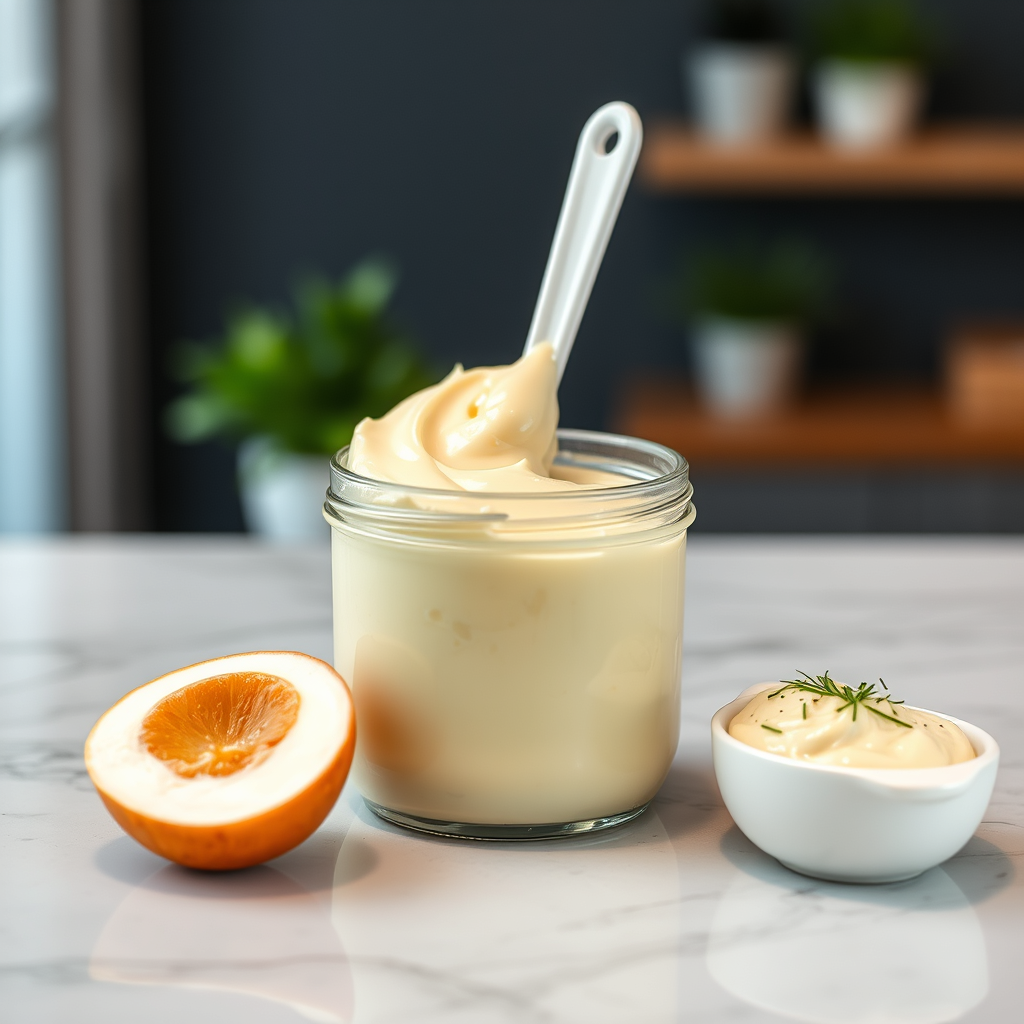 Eggless Mayonnaise - eggless mayonnaise recipe
