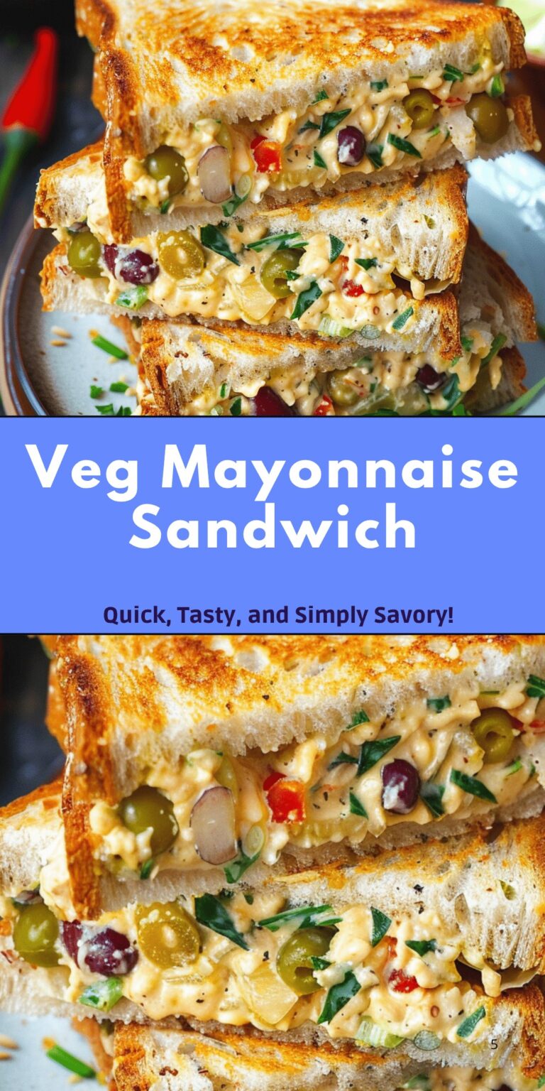 Easy Mayonnaise Veg Sandwich Recipe for Quick Meals