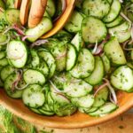 Easy Cucumber Salad Recipe with Mayonnaise