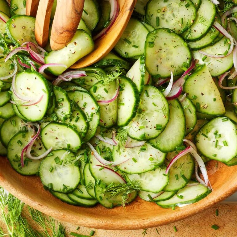 Cucumber Salad Recipe with Mayonnaise: A Refreshing Delight