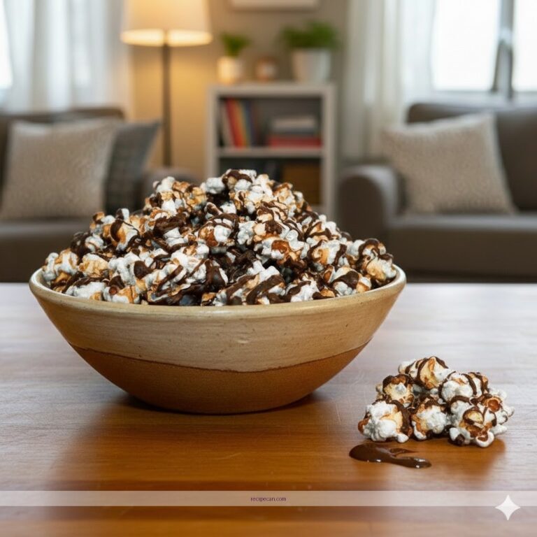 Easy Chocolate Drizzled Popcorn Recipe You’ll Love