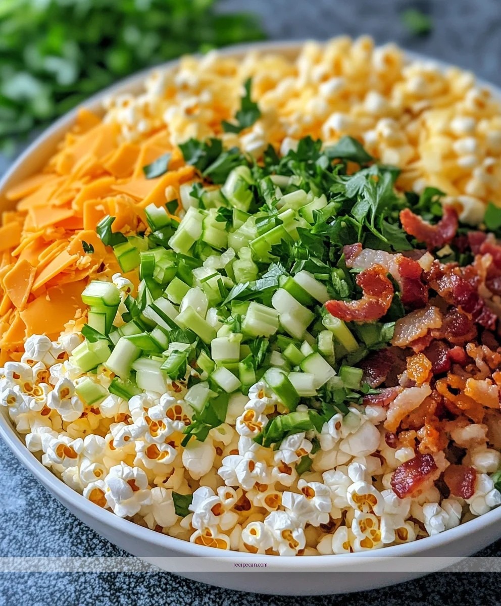 Easy Popcorn Salad Recipe for a Fun Twist