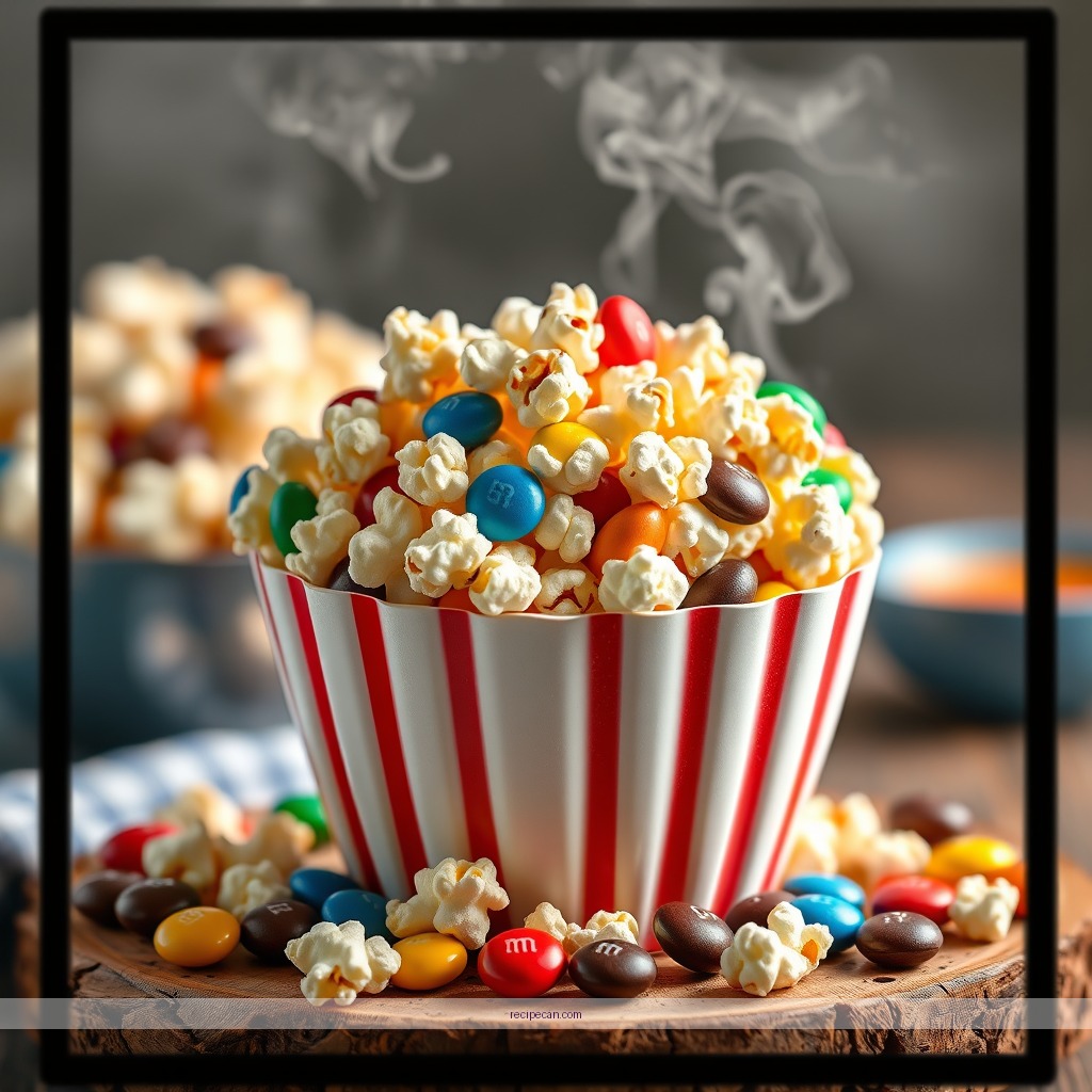 Delicious Popcorn and M&Ms Recipe for a Sweet Snack