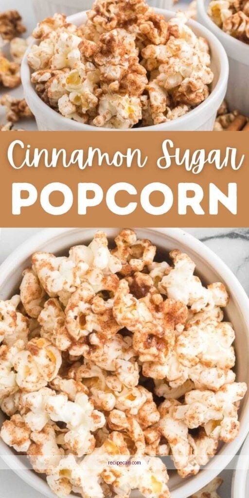 Easy Cinnamon and Sugar Popcorn Recipe