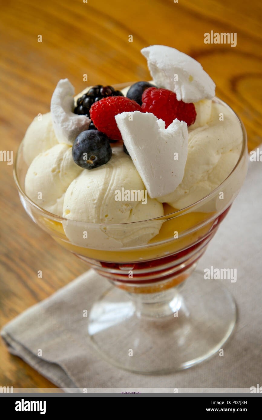 Delicious English Trifle Dessert Recipe