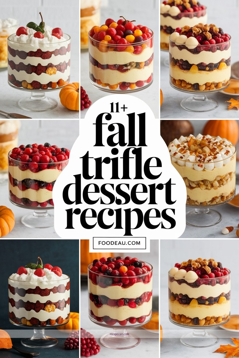 Fall Trifle Dessert Recipes: Delightful Layered Treats