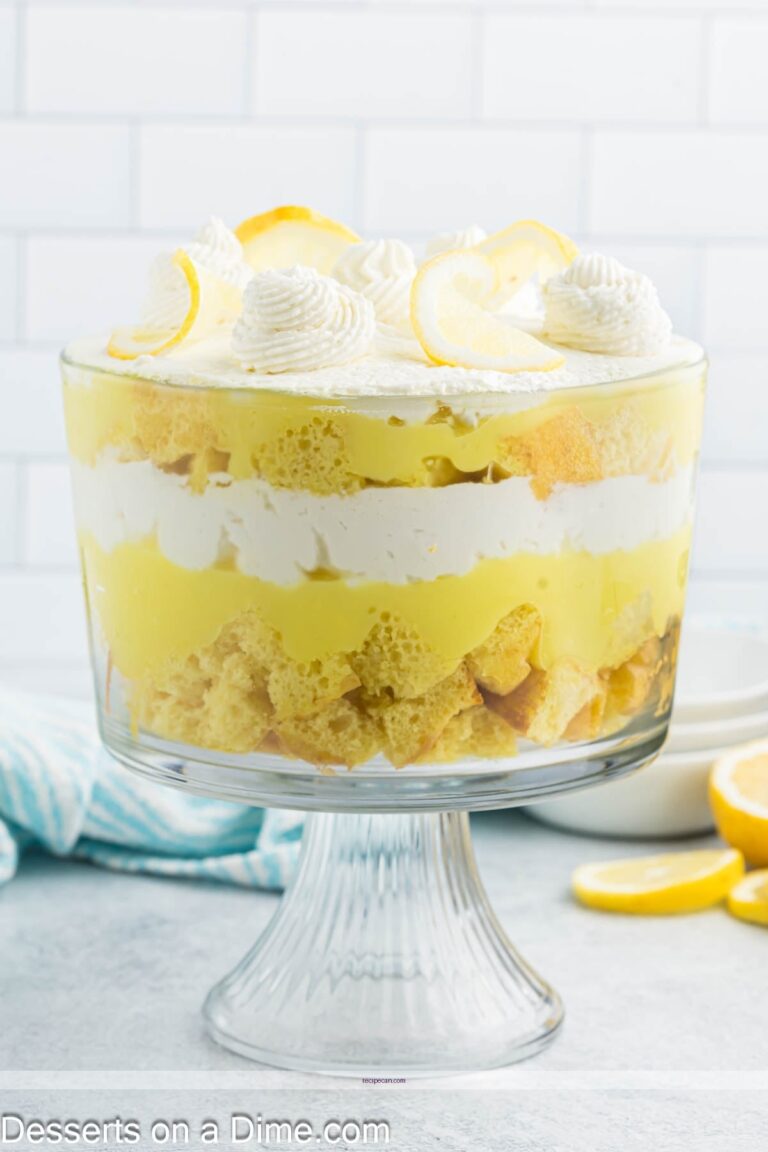Delightful Lemon Trifle Dessert Recipe