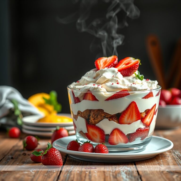 Strawberry Angel Food Trifle Recipe: A Delightful Layered Dessert