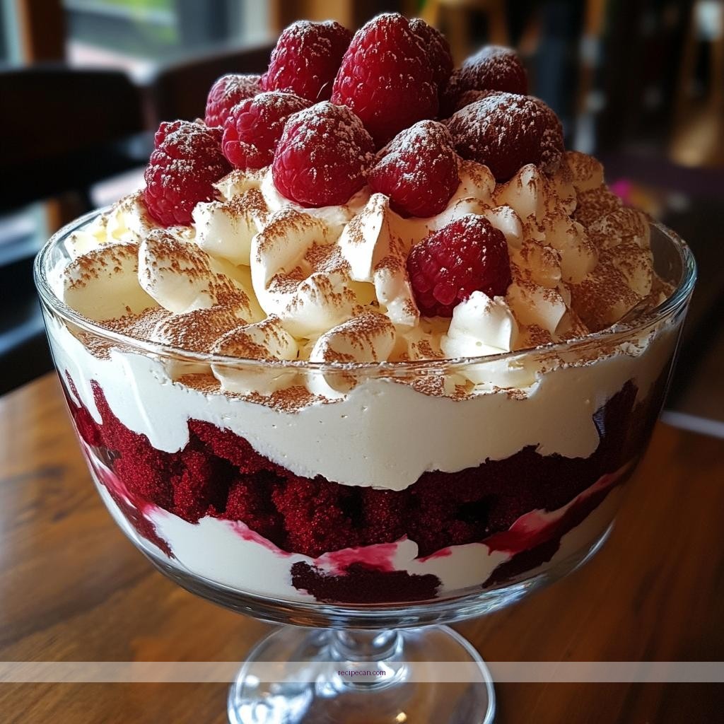 Red Velvet Cake Trifle Recipe: A Decadent Dessert Delight
