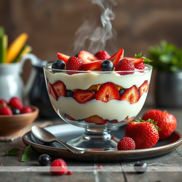 Easy Fruit Trifle Recipe: A Simple Delight