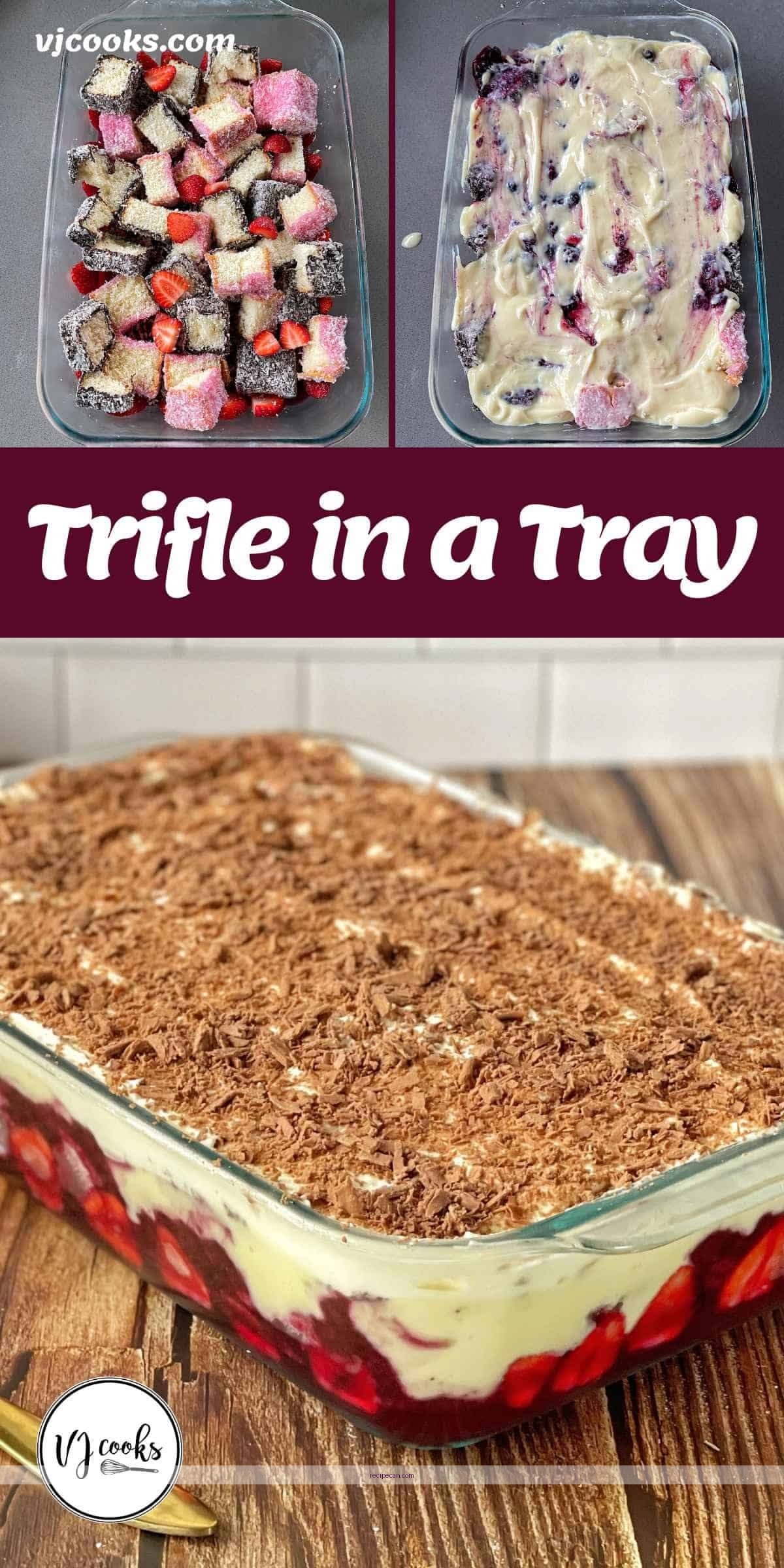 Easy Trifle Recipe with Homemade Custard