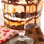 Caramel Cheesecake Brownie Trifle Recipe