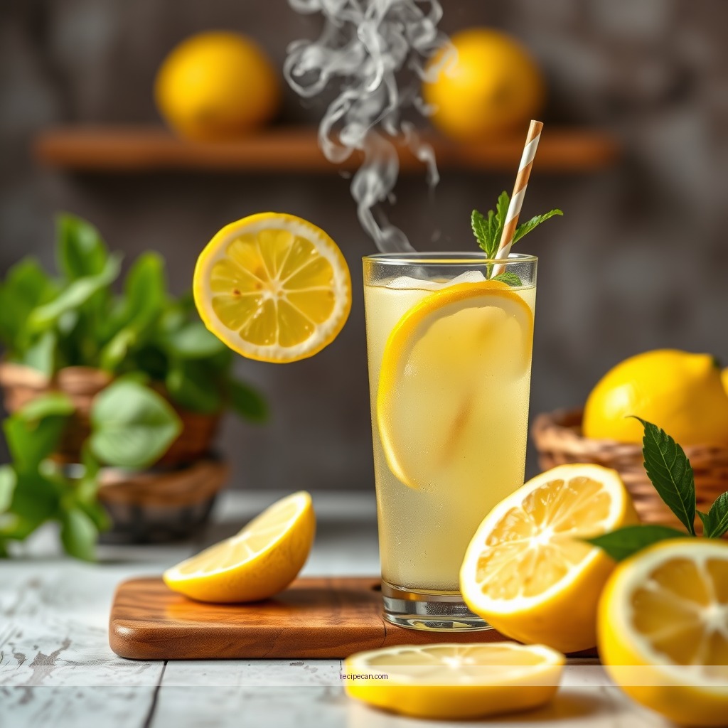 Simple Lemonade Recipe with Lemon Juice for One Glass