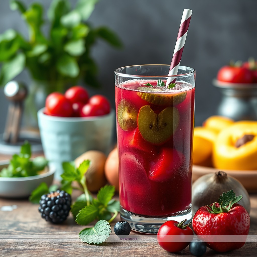 **TITLE:** Liver Flush Juice Recipe: Refreshing and Detoxifying Blend