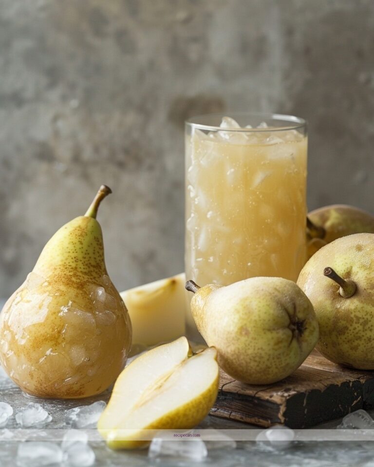 Simple and Delicious Pear Juice Recipe