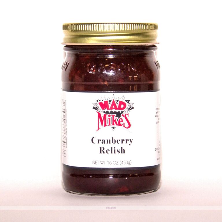 Cranberry Relish Recipe with Orange Juice: A Festive Delight