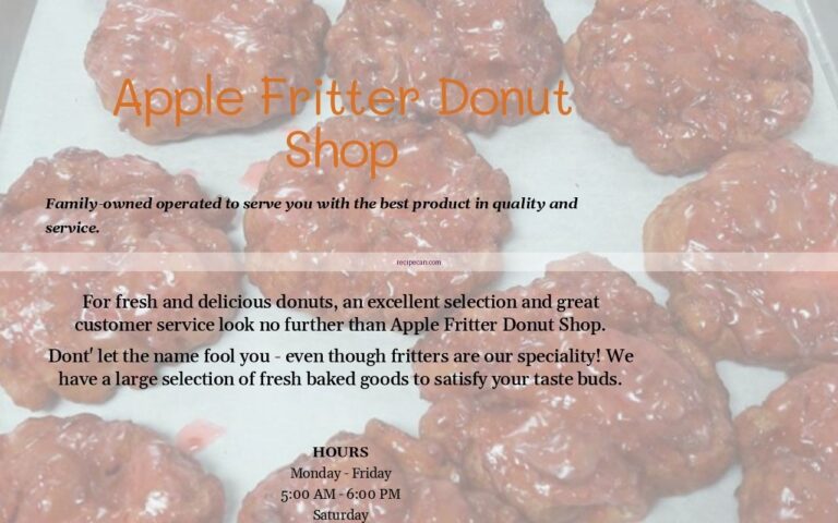 Delicious Apple Fritter Donut Recipe for Home Bakers