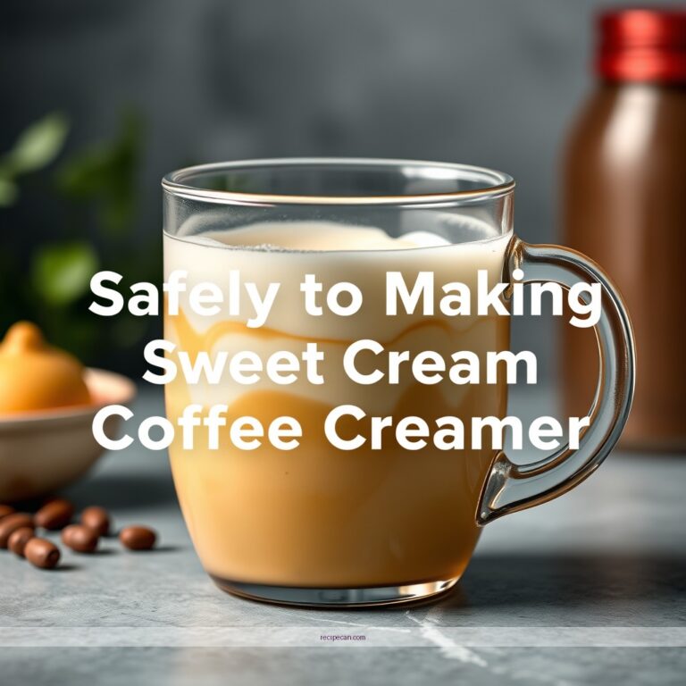 The Complete Guide to Safely Making Sweet Cream Coffee Creamer