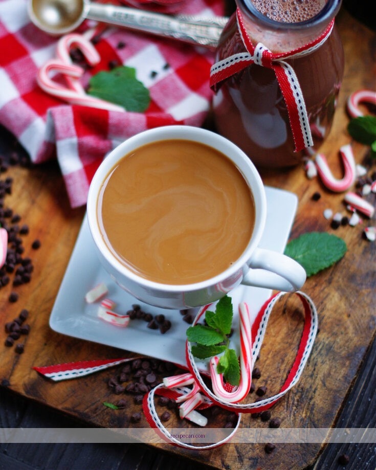 Recipe for Homemade Peppermint Mocha Coffee Creamer