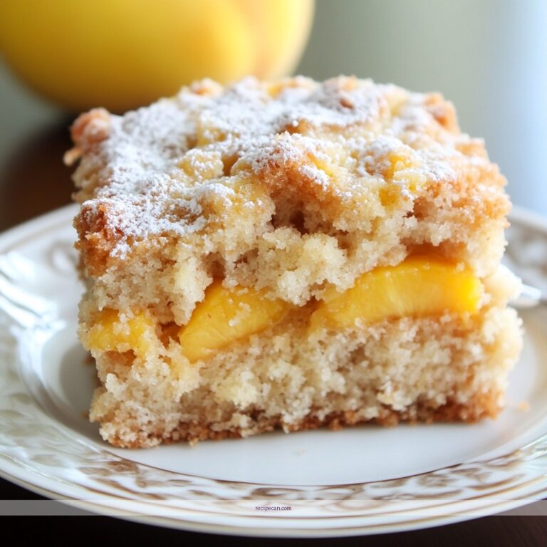 Delicious Peach Coffee Cake Recipe You Can Easily Make