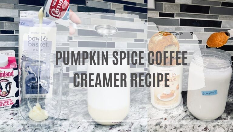 Easy Homemade Pumpkin Spice Coffee Creamer Recipe