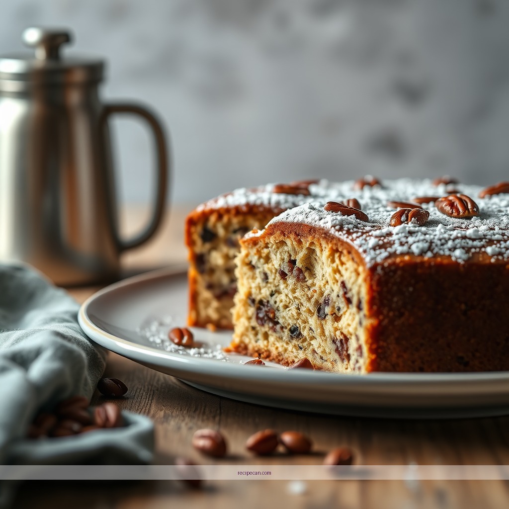 Delicious Coffee and Pecan Cake Recipe