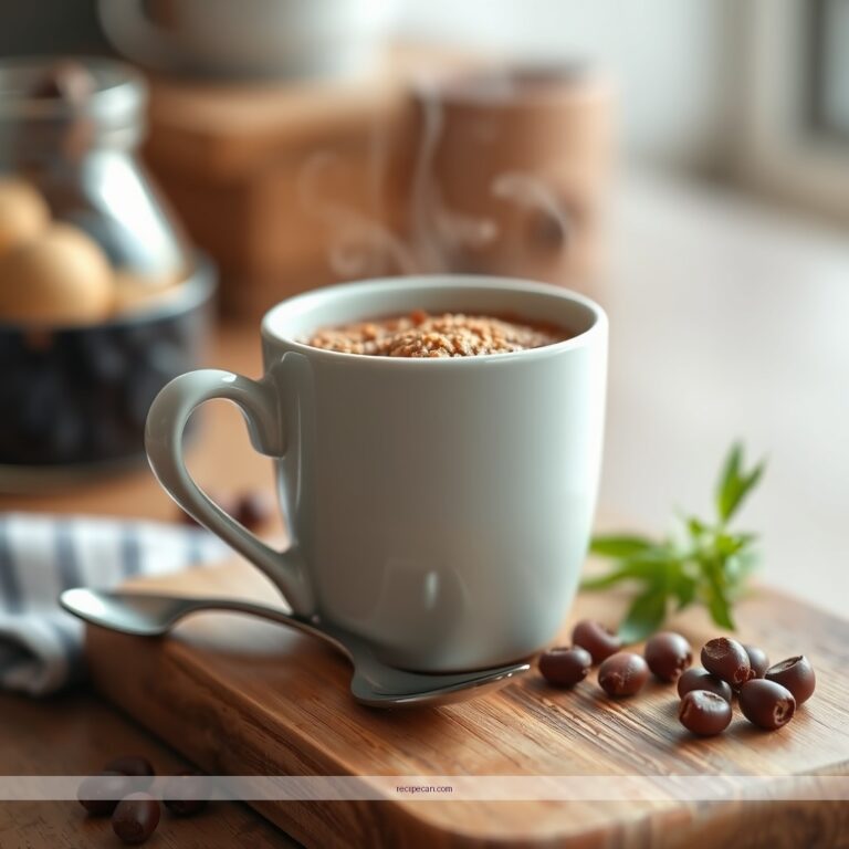 Easy Coffee Cake in a Mug Recipe