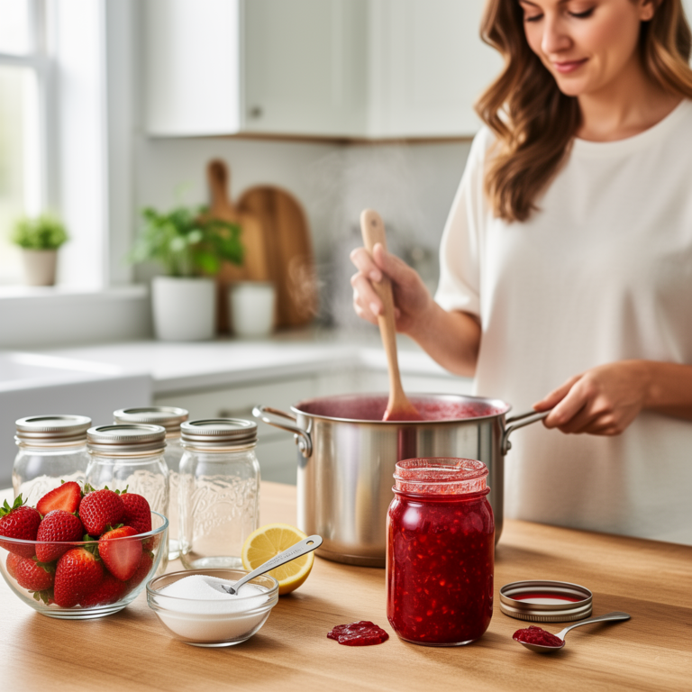 The Complete Step-by-Step Protocol for Making Low Sugar Strawberry Jam