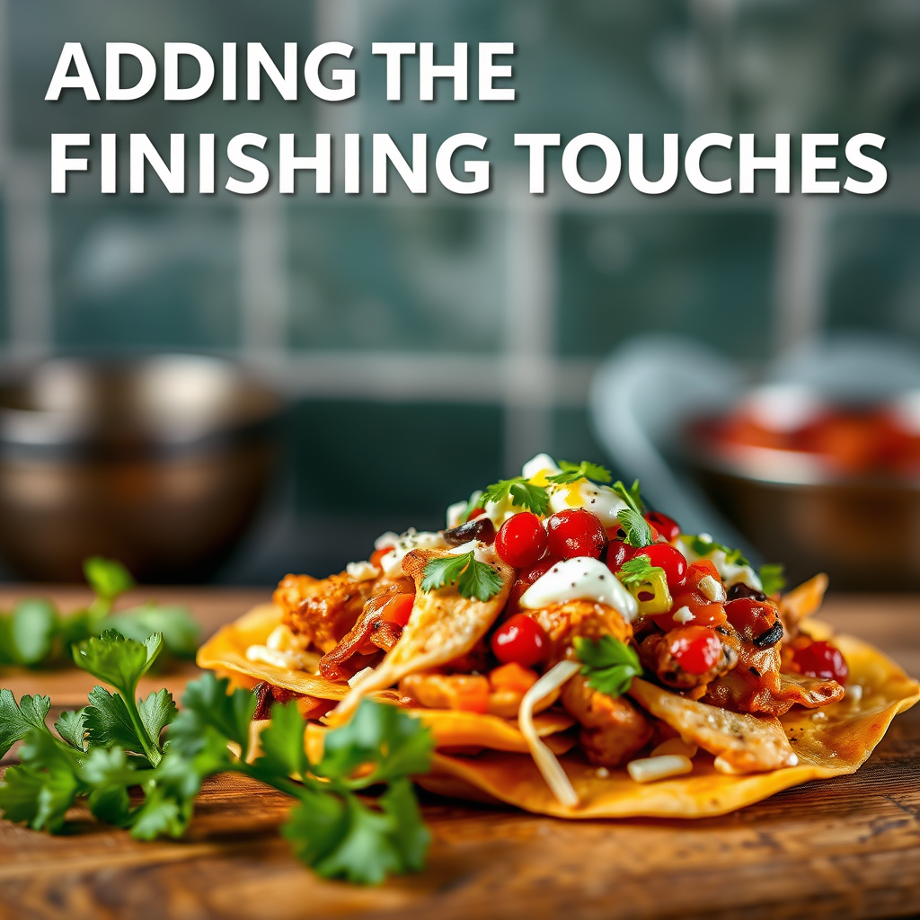 Finishing Touches - chicken nacho recipe