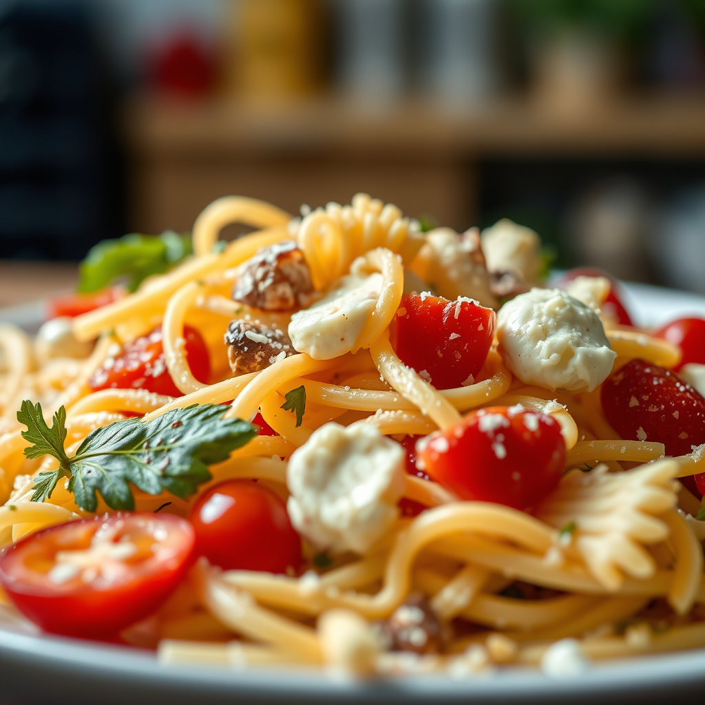 Flavor Enhancements - easy pasta salad recipe with mayonnaise