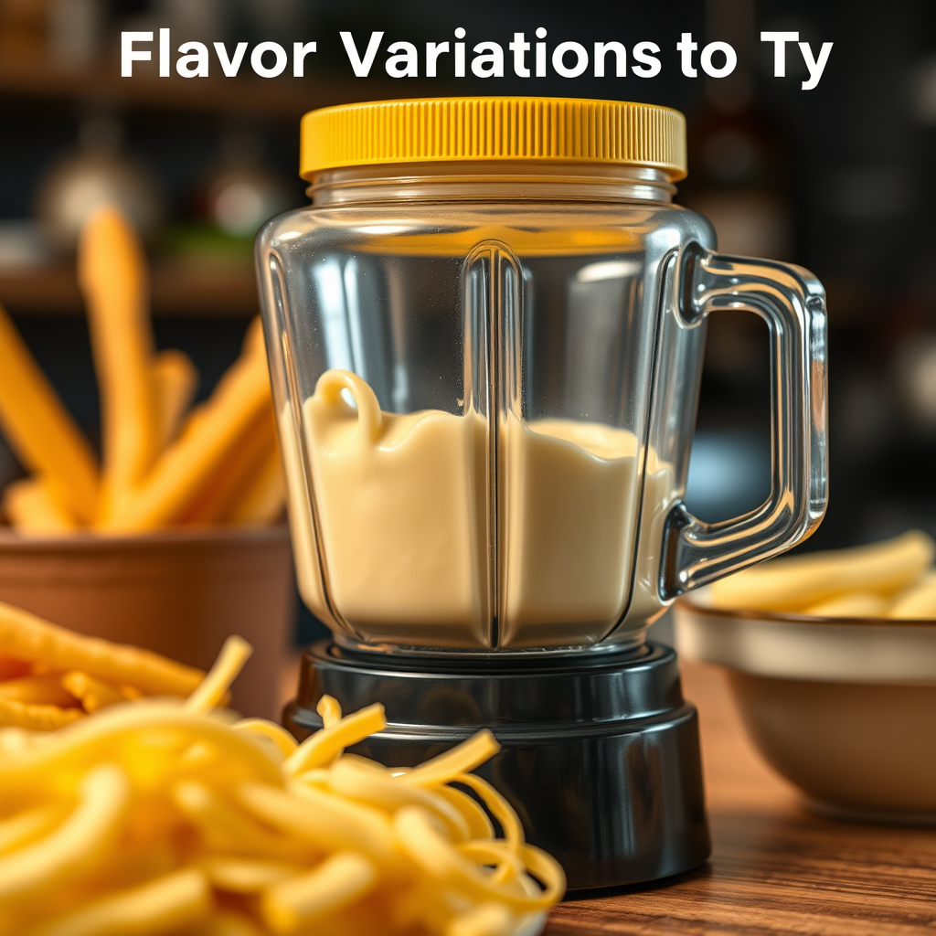 Flavor Variations - mayonnaise recipe blender