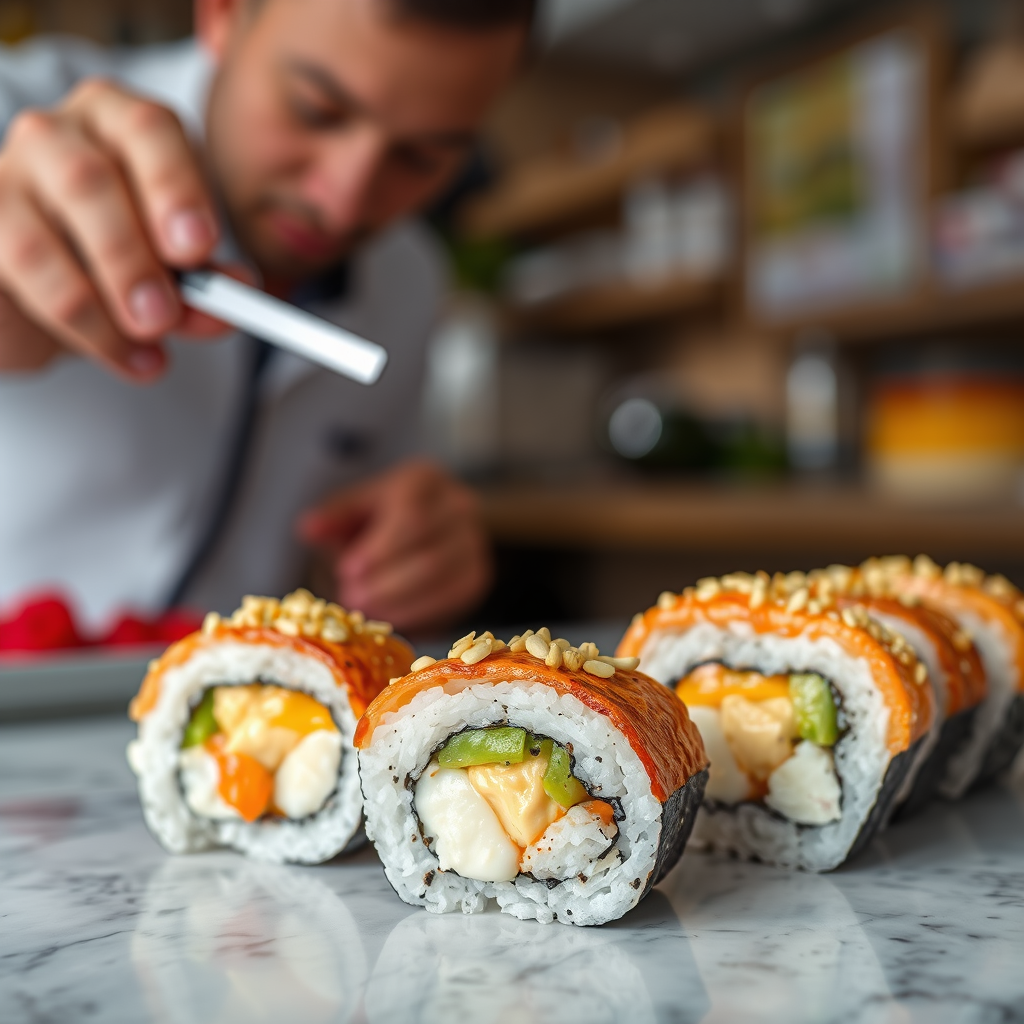 Flavor Variations - spicy mayonnaise recipe for sushi