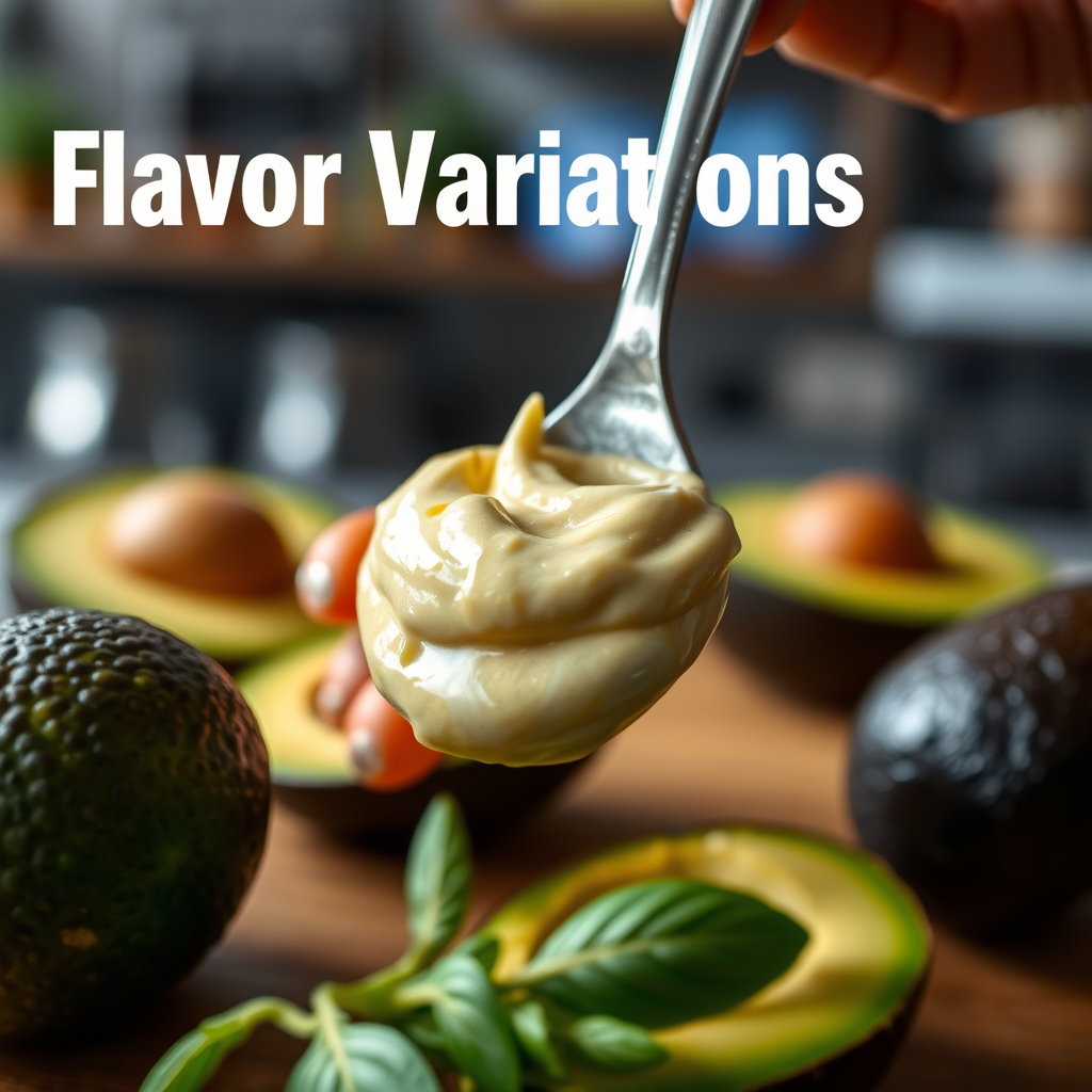 Flavor Variations - recipe avocado oil mayonnaise